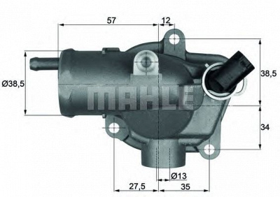 MAHLE ti2792 -  Термостат, охлаждающая жидкость