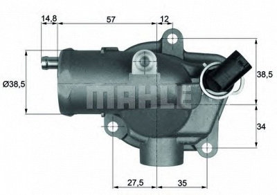 MAHLE ti2892 -  Термостат, охлаждающая жидкость