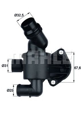 MAHLE ti3487 -  Термостат, охлаждающая жидкость