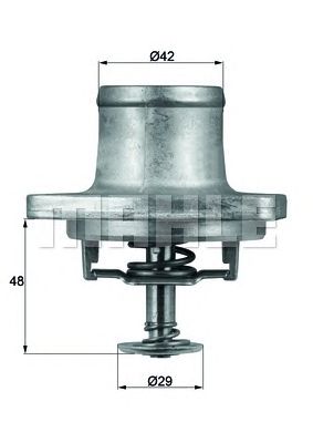 MAHLE ti4880d -  Термостат, охлаждающая жидкость