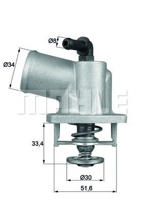MAHLE ti5592d -  Термостат, охлаждающая жидкость