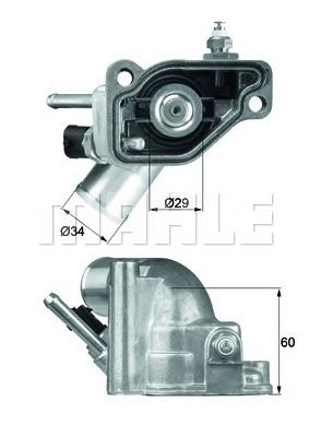 MAHLE ti592 -  Термостат, охлаждающая жидкость