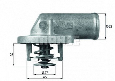 MAHLE ti6283 -  Термостат, охлаждающая жидкость