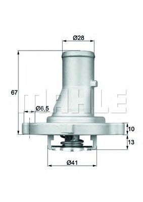 MAHLE ti6887d -  Термостат, охлаждающая жидкость