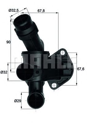 MAHLE ti787 -  Термостат, охлаждающая жидкость