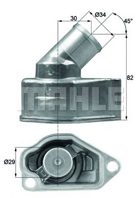 MAHLE ti987 -  Термостат, охлаждающая жидкость