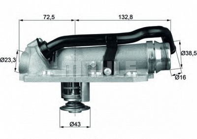 MAHLE tm8105 -  Термостат, охлаждающая жидкость