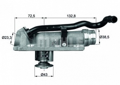 MAHLE tm9105 -  Термостат, охлаждающая жидкость