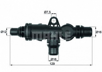 MAHLE to482 -  Термостат, масляное охлаждение