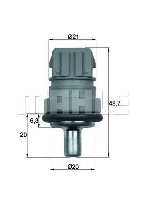 MAHLE tse1d -  Датчик, температура охлаждающей жидкости