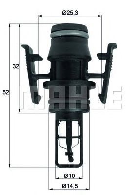 MAHLE tse3 -  Датчик, температура охлаждающей жидкости