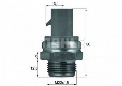MAHLE tsw14d -  Термовыключатель, вентилятор радиатора