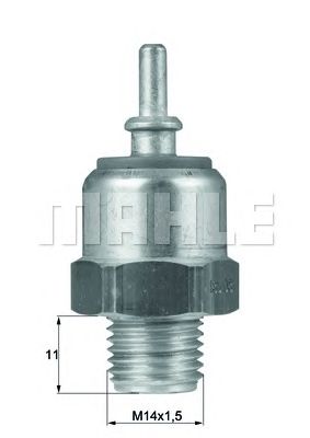 MAHLE tsw3 -  Термовыключатель, вентилятор радиатора