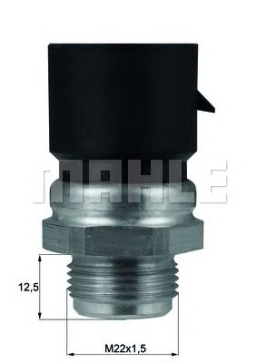 MAHLE tsw37d -  Термовыключатель, вентилятор радиатора