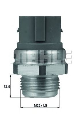 MAHLE tsw48d -  Термовыключатель, вентилятор радиатора