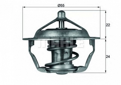 MAHLE tx10183d -  Термостат, охлаждающая жидкость