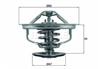 MAHLE tx12783d -  Термостат, охлаждающая жидкость