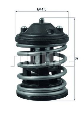 MAHLE tx16387d2 -  Термостат, охлаждающая жидкость