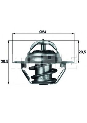 MAHLE tx387d -  Термостат, охлаждающая жидкость