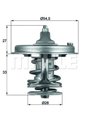 MAHLE tx7883 -  Термостат, охлаждающая жидкость