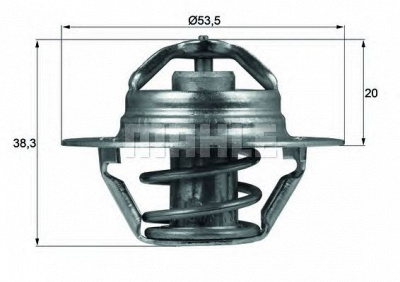 MAHLE tx8882d -  Термостат, охлаждающая жидкость