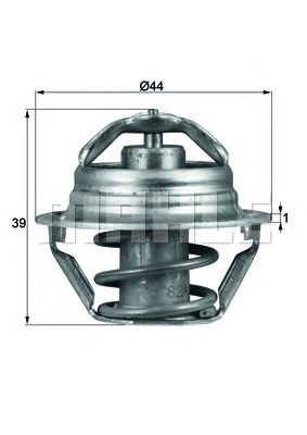 MAHLE tx9082d -  Термостат, охлаждающая жидкость