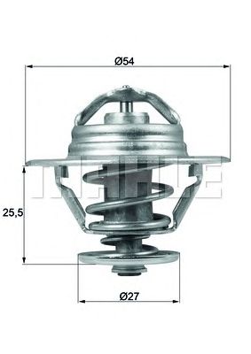 MAHLE tx9286d -  Термостат, охлаждающая жидкость