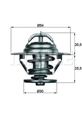 MAHLE tx979 -  Термостат, охлаждающая жидкость