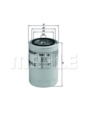 MAHLE wfc13 -  Фильтр для охлаждающей жидкости