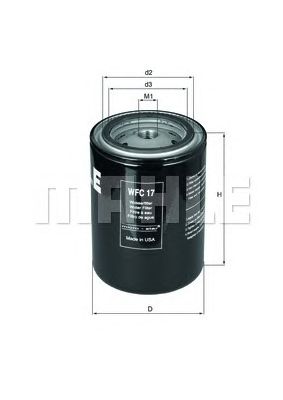 MAHLE wfc17 -  Фильтр для охлаждающей жидкости