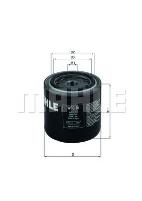 MAHLE wfc20 -  Фильтр для охлаждающей жидкости