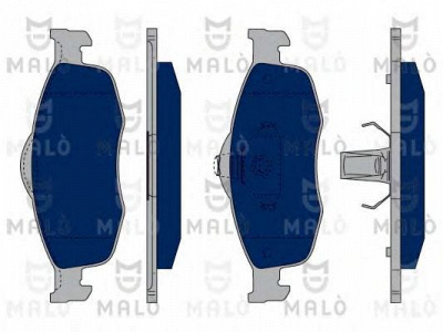 MALO 1050008 -  Комплект тормозных колодок, дисковый тормоз