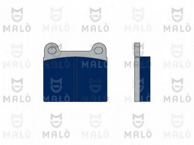 MALO 1050011 -  Комплект тормозных колодок, дисковый тормоз