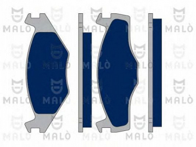 MALO 1050013 -  Комплект тормозных колодок, дисковый тормоз