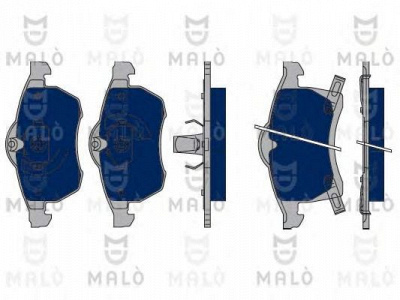 MALO 1050020 -  Комплект тормозных колодок, дисковый тормоз