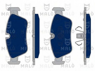 MALO 1050021 -  Комплект тормозных колодок, дисковый тормоз