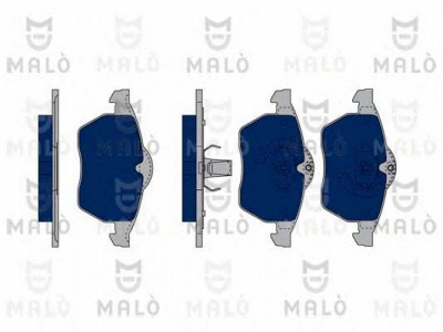 MALO 1050026 -  Комплект тормозных колодок, дисковый тормоз