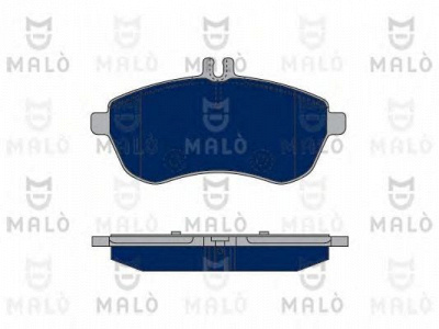 MALO 1050030 -  Комплект тормозных колодок, дисковый тормоз