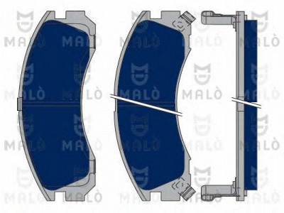 MALO 1050046 -  Комплект тормозных колодок, дисковый тормоз