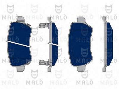 MALO 1050050 -  Комплект тормозных колодок, дисковый тормоз