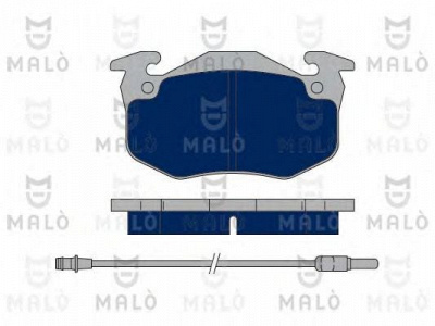 MALO 1050056 -  Комплект тормозных колодок, дисковый тормоз