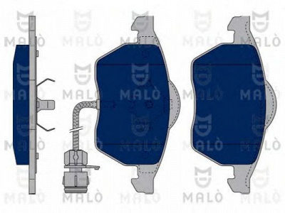 MALO 1050057 -  Комплект тормозных колодок, дисковый тормоз
