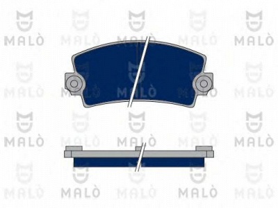 MALO 1050058 -  Комплект тормозных колодок, дисковый тормоз