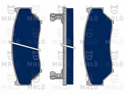 MALO 1050060 -  Комплект тормозных колодок, дисковый тормоз