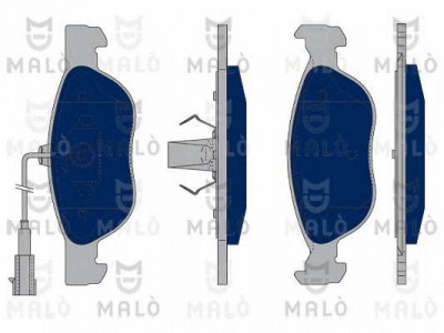 MALO 1050075 -  Комплект тормозных колодок, дисковый тормоз