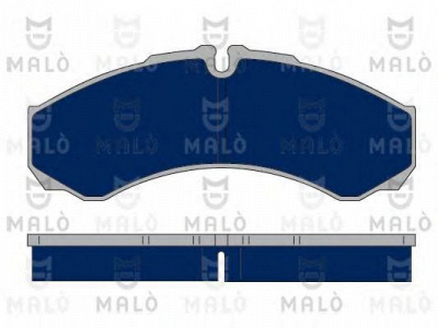MALO 1050077 -  Комплект тормозных колодок, дисковый тормоз