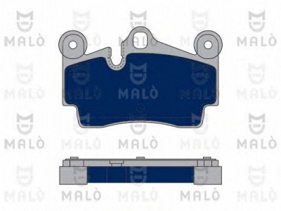 MALO 1050093 -  Комплект тормозных колодок, дисковый тормоз