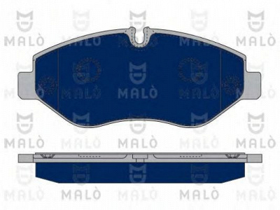 MALO 1050102 -  Комплект тормозных колодок, дисковый тормоз