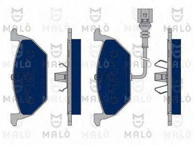 MALO 1050103 -  Комплект тормозных колодок, дисковый тормоз