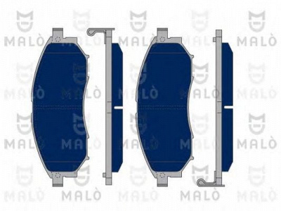 MALO 1050111 -  Комплект тормозных колодок, дисковый тормоз